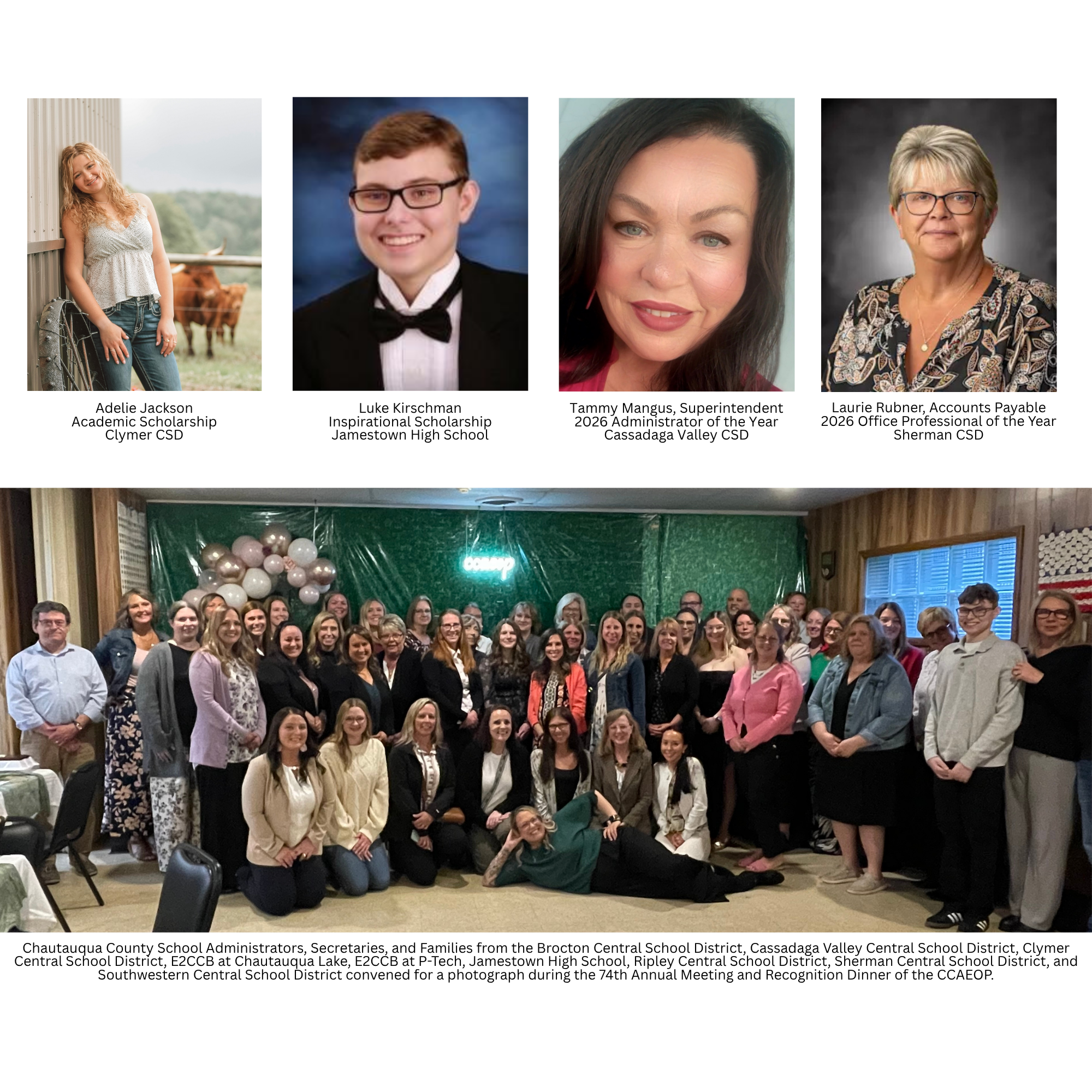 Educational professionals celebrate excellence